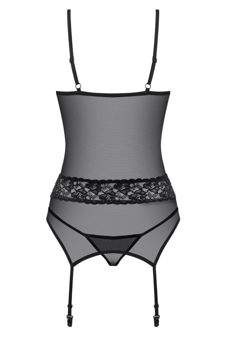 Корсет м'який з трусиками Obsessive 812-COR-1 corset