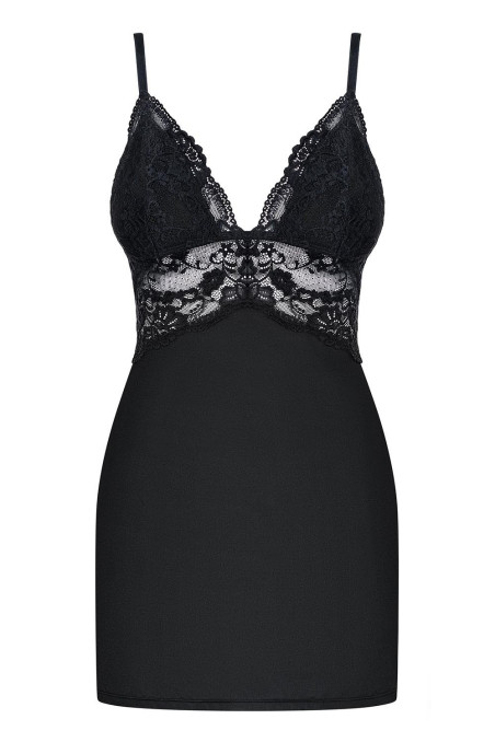 Сорочка облягаюча Obsessive 810-CHE-1 chemise