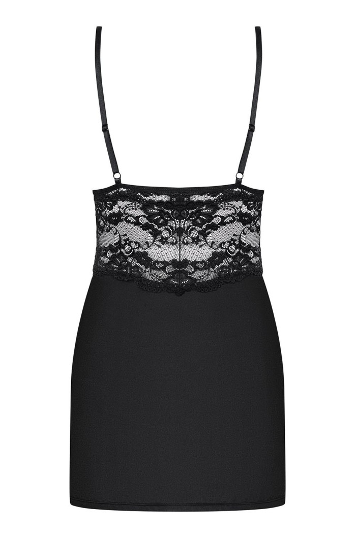 Сорочка облягаюча Obsessive 810-CHE-1 chemise