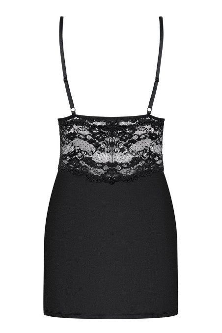 Сорочка облягаюча Obsessive 810-CHE-1 chemise