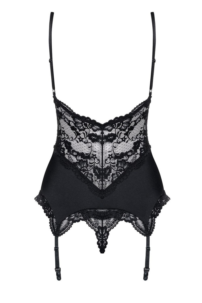 Корсет мягкий с трусиками Obsessive 810-COR-1