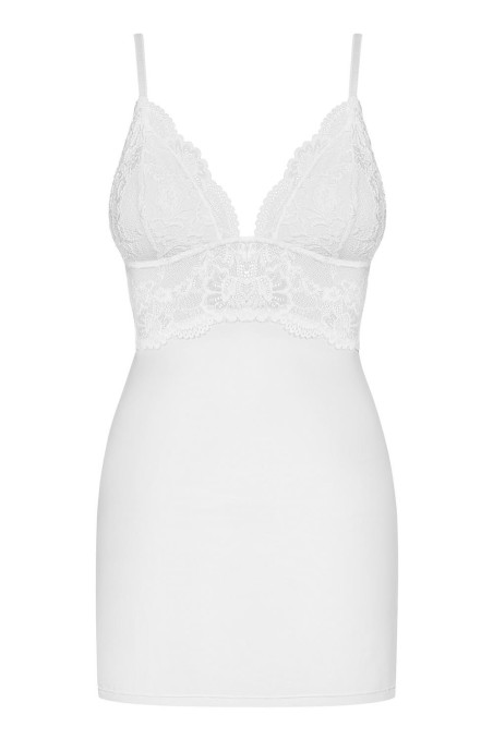 Сорочка біла Obsessive 810-CHE-2 chemise