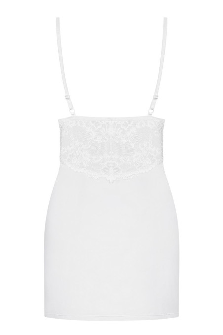 Сорочка біла Obsessive 810-CHE-2 chemise