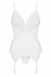 Корсет белый с трусиками Obsessive 810-COR-2 corset