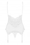 Корсет білий з трусиками Obsessive 810-COR-2 corset