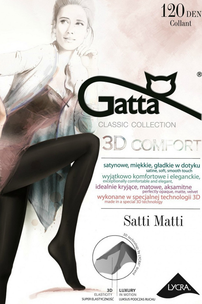 Колготки с сатиновым блеском Gatta Satti Matti 120 den