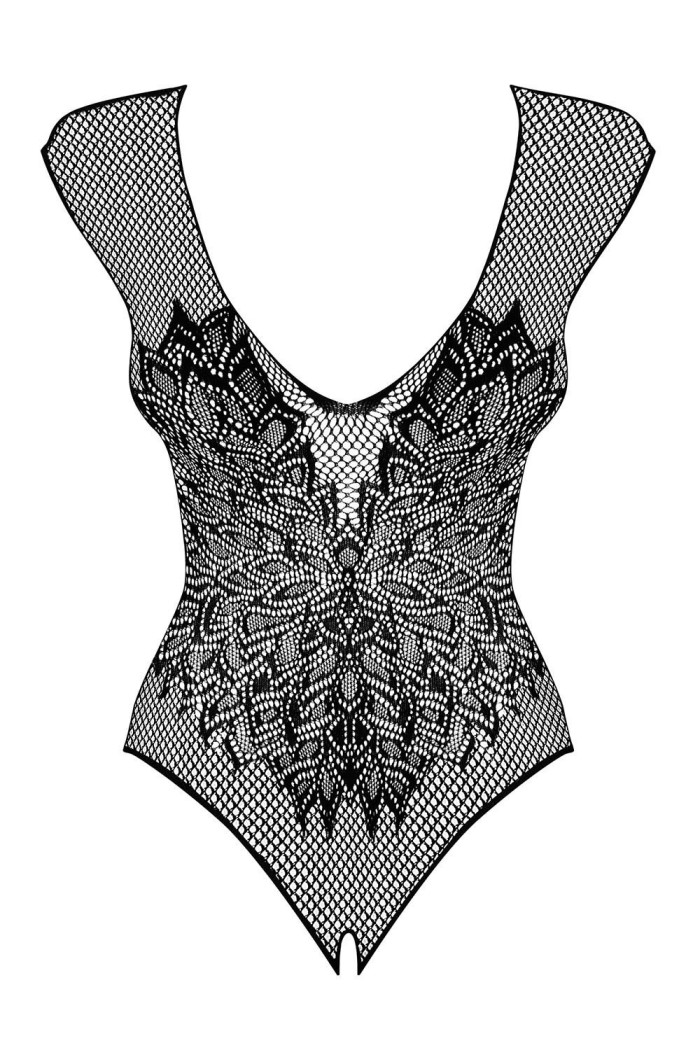 Боди с узором "крылья" Obsessive B112