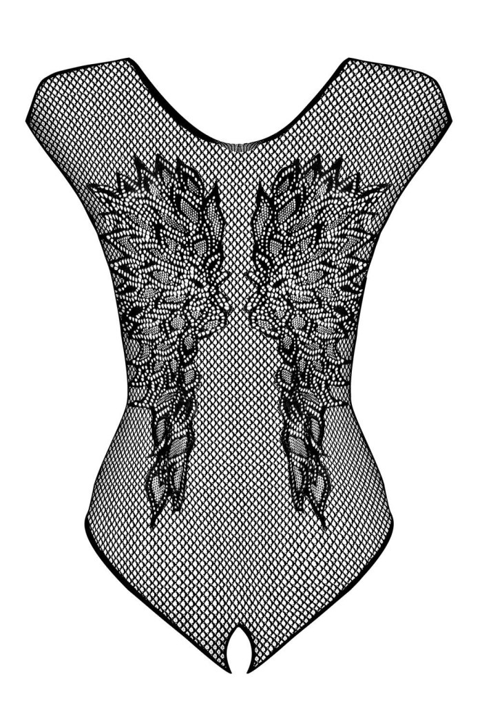 Боди с узором "крылья" Obsessive B112