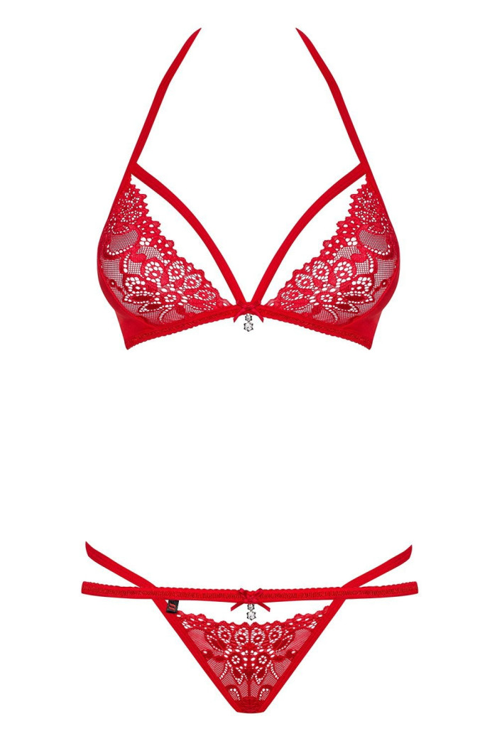 Комплект білизни мереживний Obsessive 838-SET-3 set