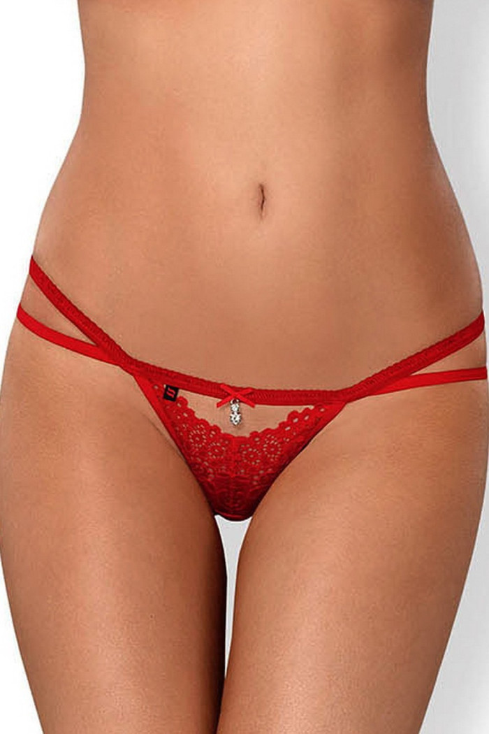 Стринги с тонкими ремешками Obsessive 838-THO-3