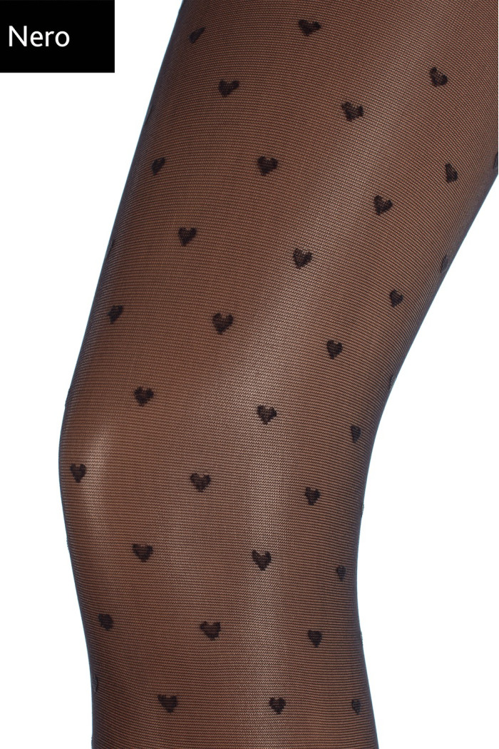 Колготки с узором "сердечки" GIULIA Lovers 20 model 4