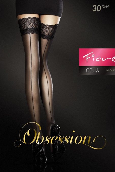 Панчохи зі швом ззаду Fiore Celia 30 den