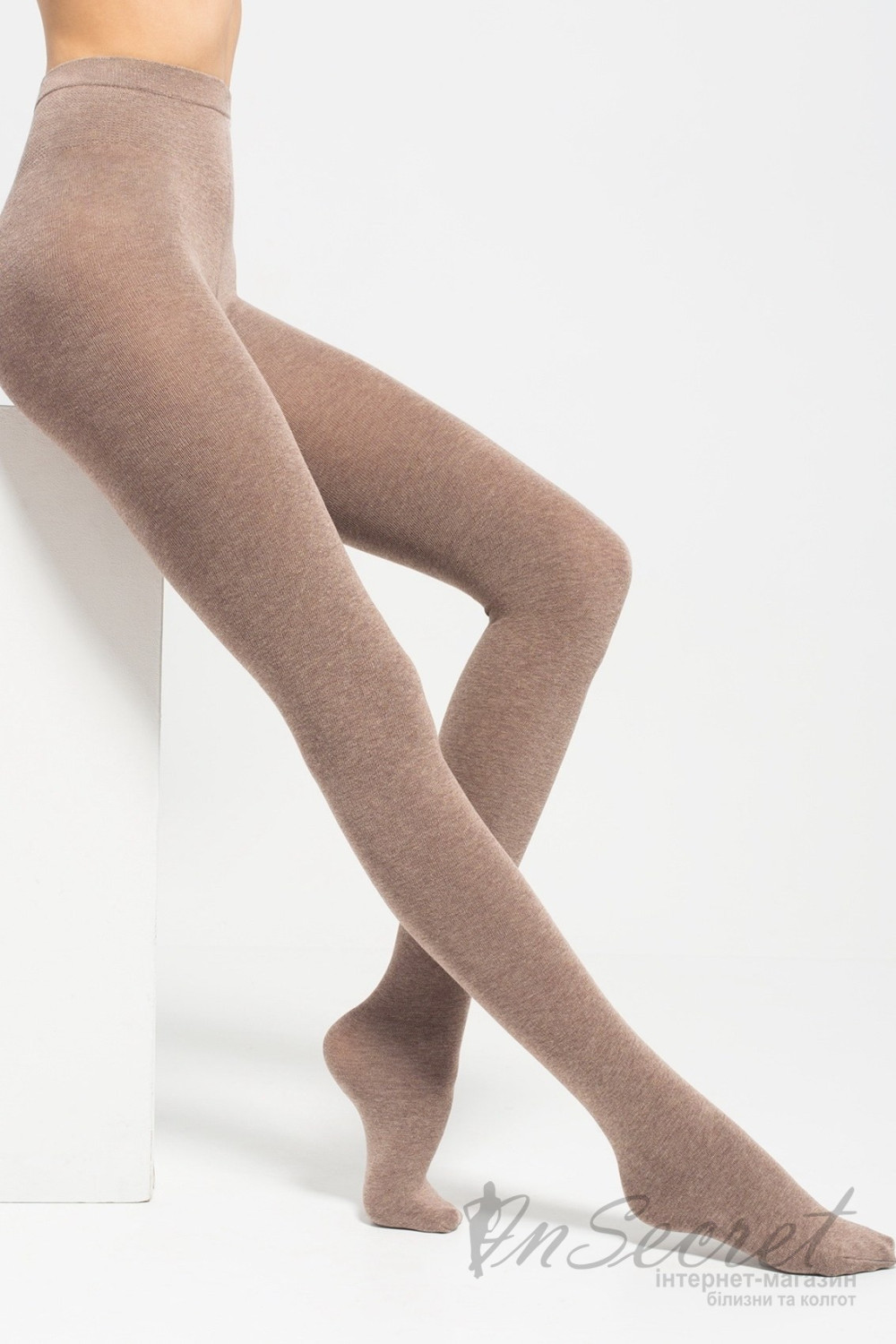 Теплые колготки с шерстью Legs 602 COTTON 110d