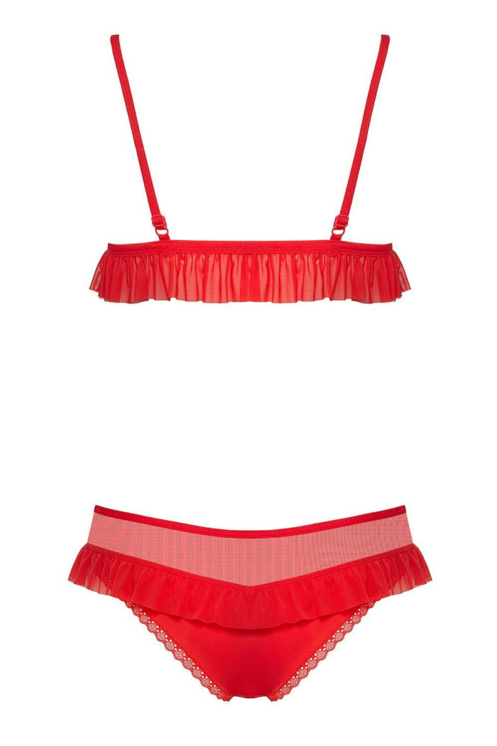 Комплект белья с аксессуарами Obsessive 851-CST-3