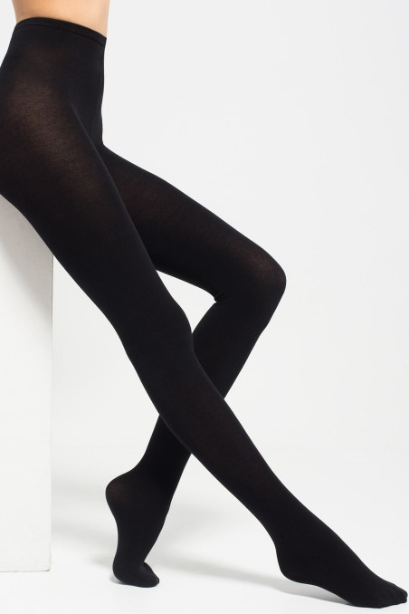 Колготки теплые с шерстью и пухом Mio Senso Mount Delicate Black