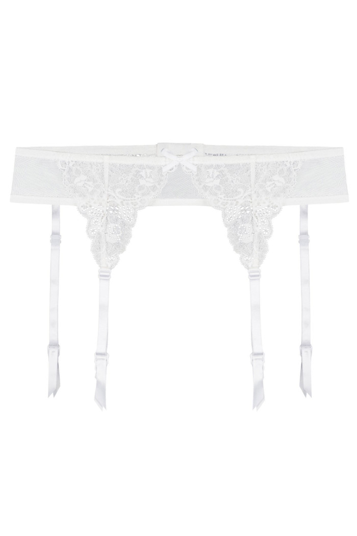 Пояс для панчіх з мереживом Julimex Iris