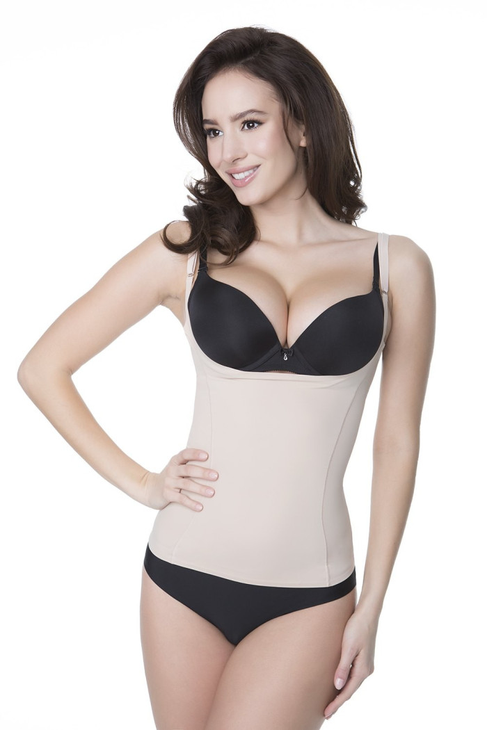 Коригувальна майка з відкритим бюстом Julimex 214