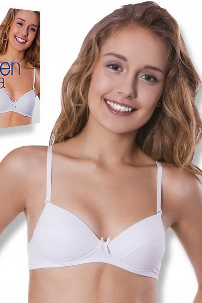 Бюстгальтер підлітковий бавовняний Key TBC 024 White