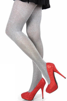 Колготки сріблясті Veneziana Regina 20 Lurex