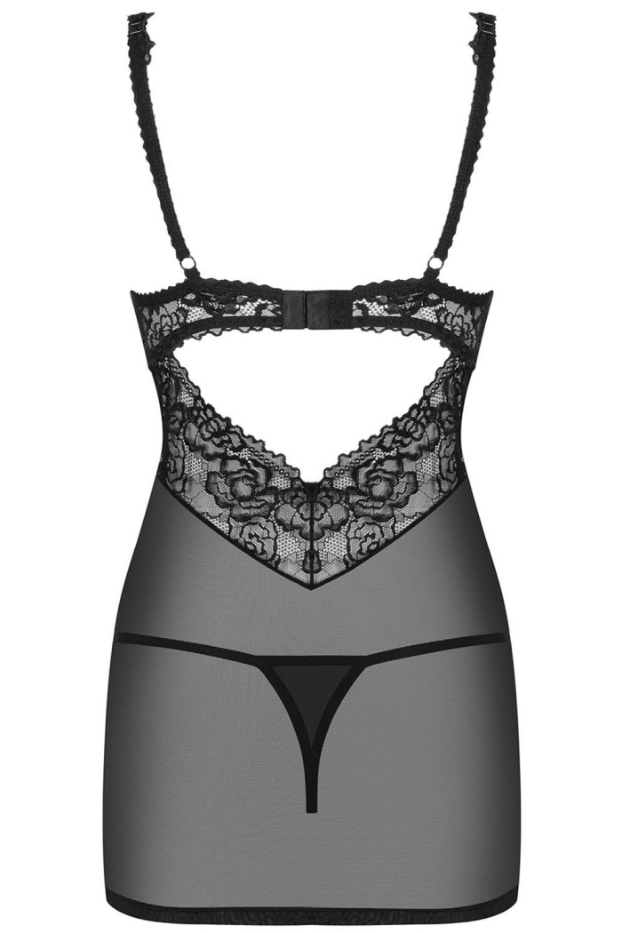 Сорочка со стрингами Obsessive 867-CHE-1