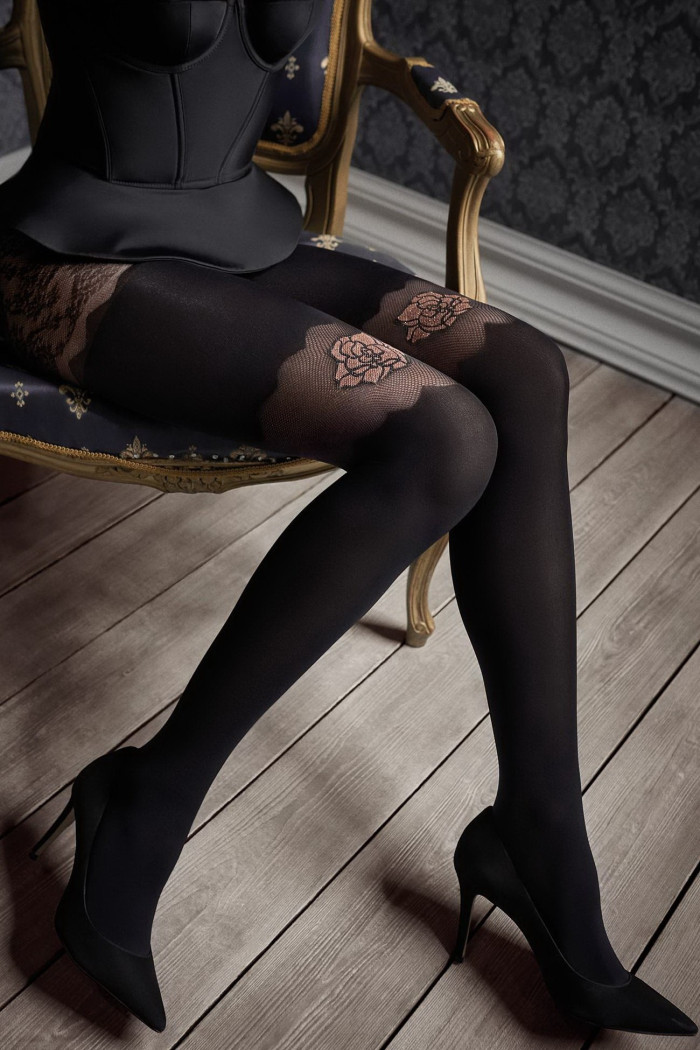 Колготки с цветочным узором Marilyn GUCCI G49