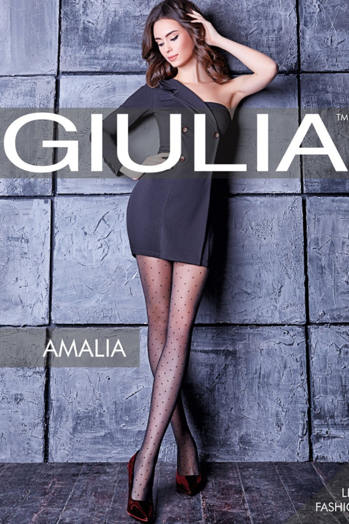 Колготки в горошок Giulia AMALIA 01 20den