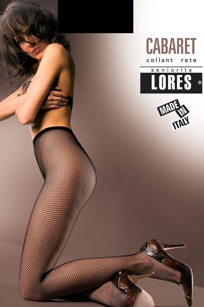Колготки в дрібну сітку Lores CABARET