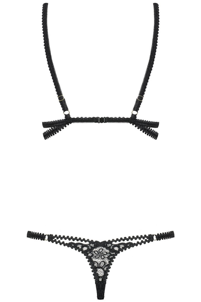 Боді з ремінцями Obsessive Mixty