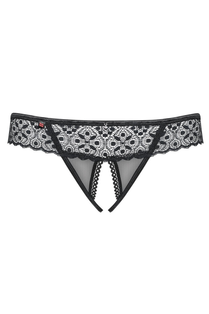 Стрінги з вирізом Obsessive Shibu otwarte