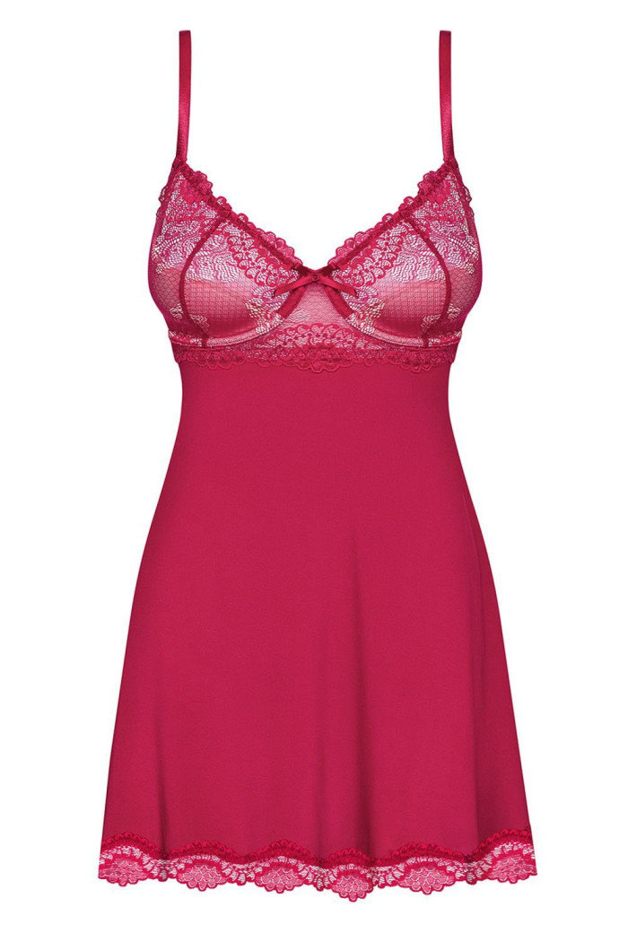 Пеньюар з трусиками Obsessive Rosalyne babydoll