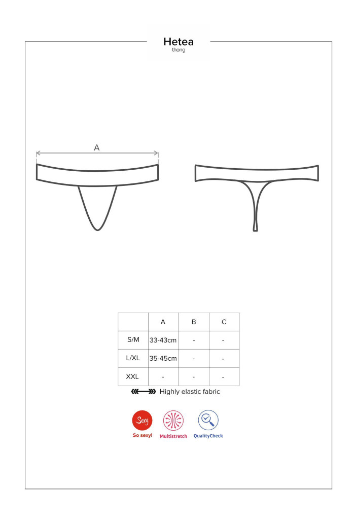 Трусики-стринги Obsessive Hetea