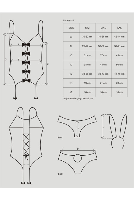 Игровой костюм кролика Obsessive Bunny suit costume
