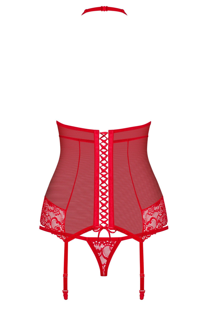 Корсет з трусиками Obsessive 838-COR-3 XXL