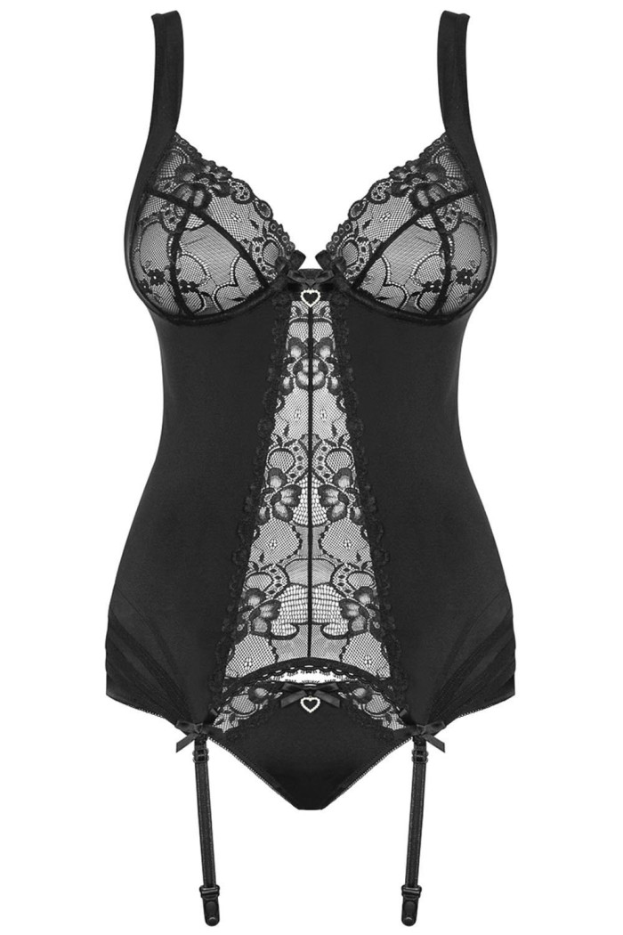 Корсет з трусиками Obsessive Heartina corset