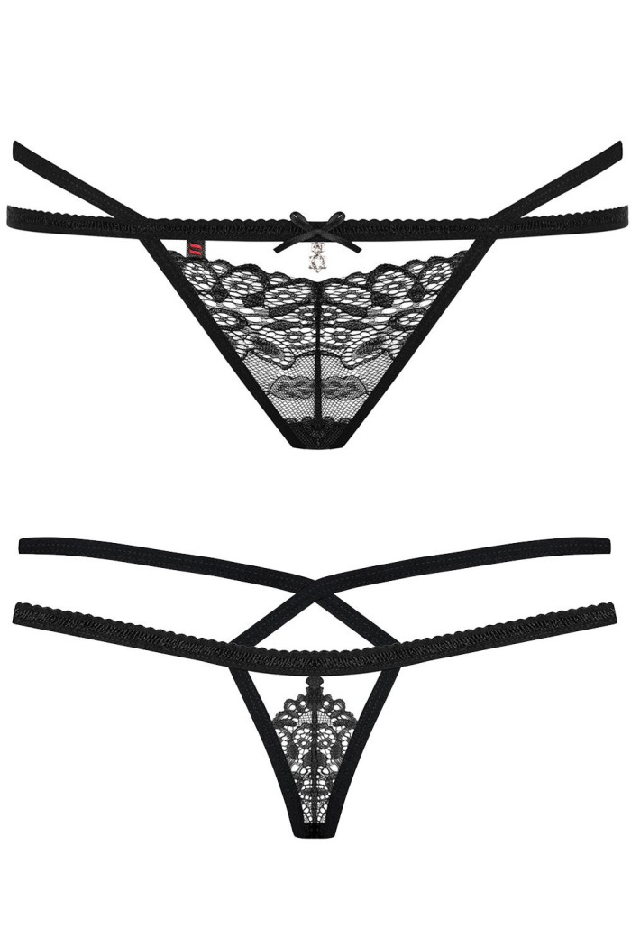 Стрінги з ремінцями Obsessive 838-THO-1