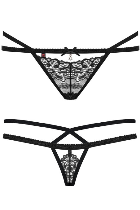 Стрінги з ремінцями Obsessive 838-THO-1