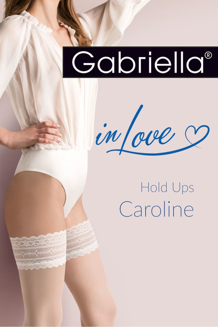 Панчохи з ажурною коронкою Gabriella Caroline 20