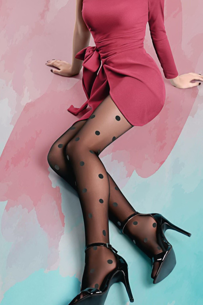 Колготки в крупный горошек Giulia AMALIA 20 №11
