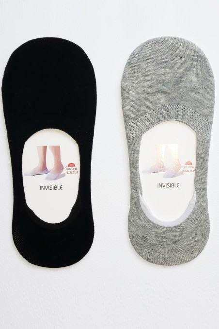 Сліди чоловічі бавовняні на силіконі Bella Cotton 6005 (2 шт)