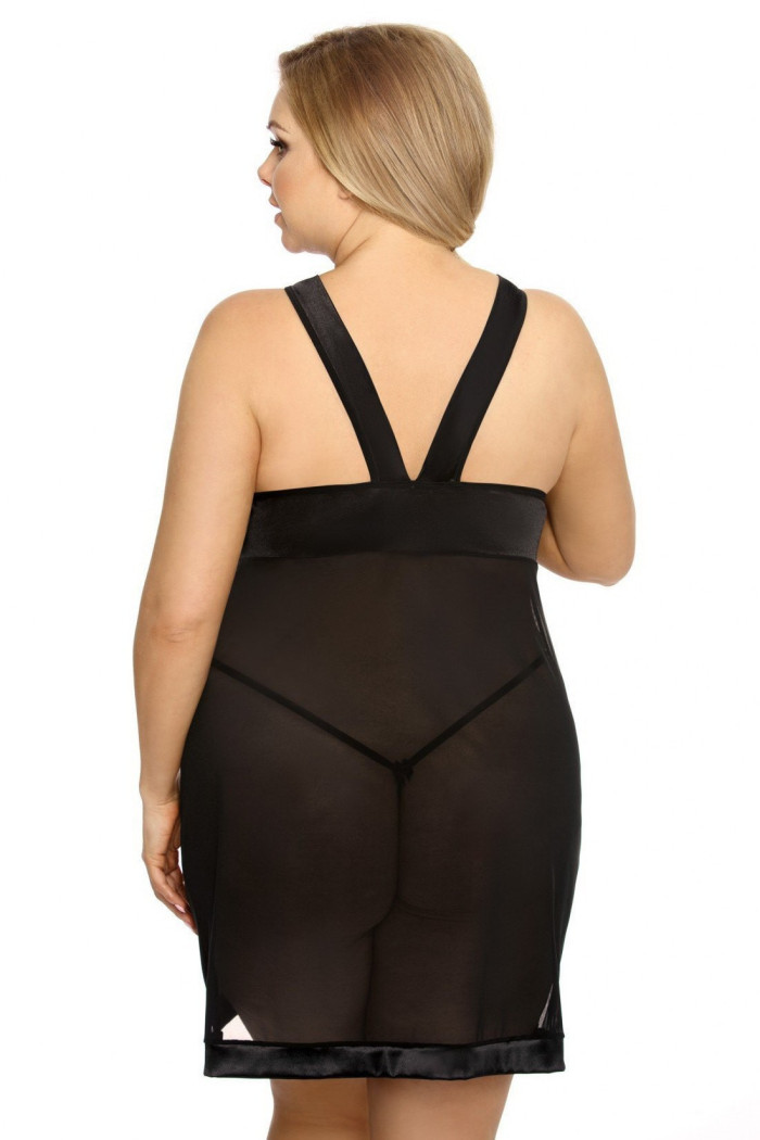 Прозора сорочка з трусиками Anais Samara Size Plus