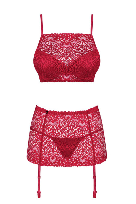 Комплект з широким поясом Obsessive Lividia set