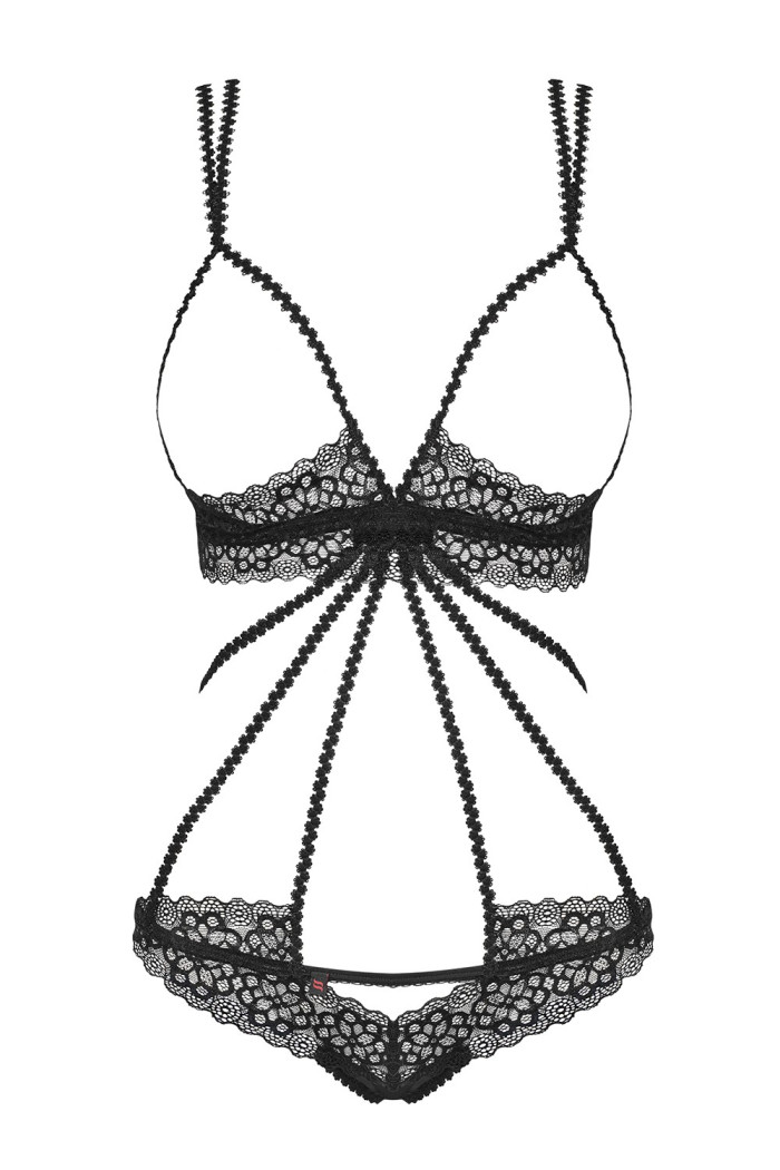 Боди с открытой грудью Obsessive Liferia