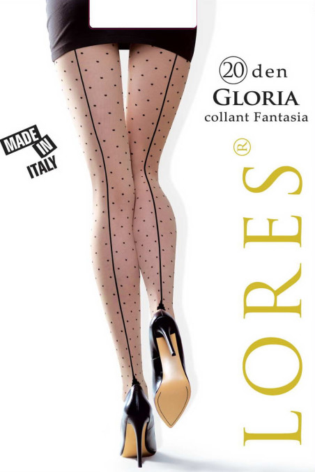Колготки в горошок Lores Gloria 20d