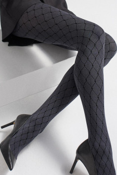Колготки з геометричним візерунком Marilyn INTENSE T02