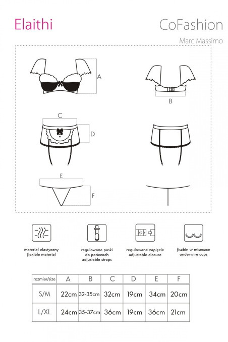 Костюм покоївки Cofashion Elaithi