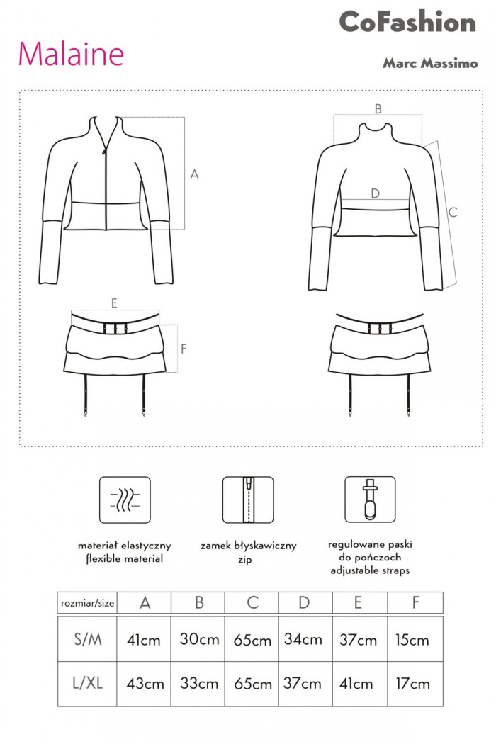 Комплект з латексу Cofashion Malaine