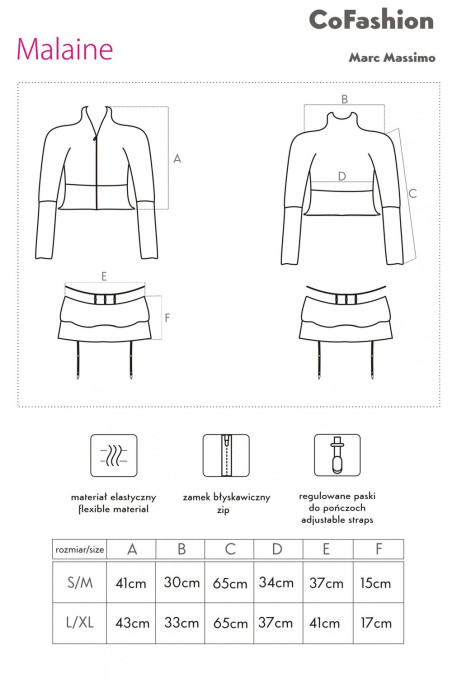 Комплект из латекса Cofashion Malaine