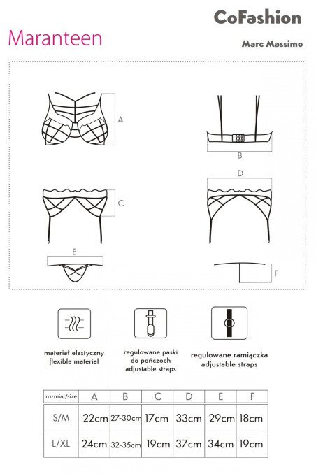 Комплект з ремінцями Cofashion Maranteen