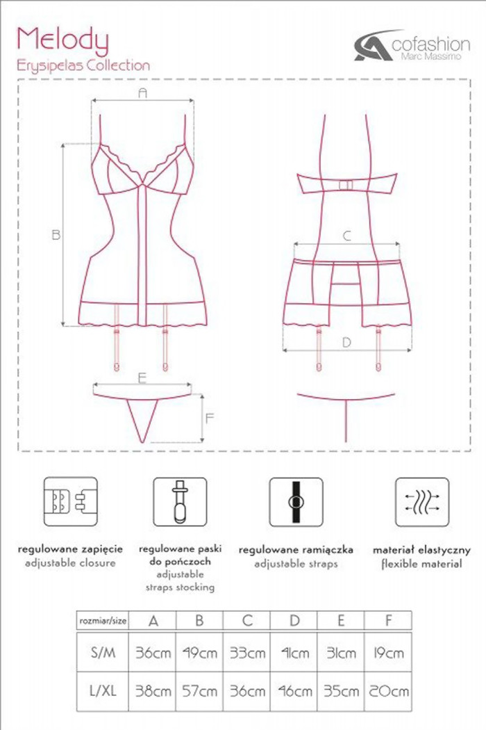 Корсет з трусиками Cofashion Melody