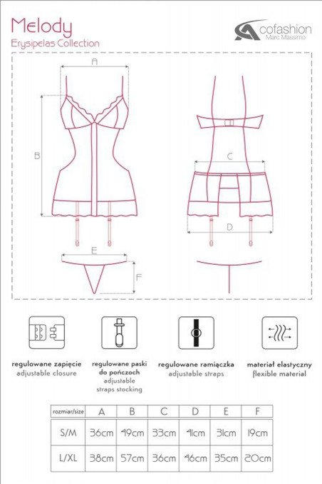 Корсет з трусиками Cofashion Melody